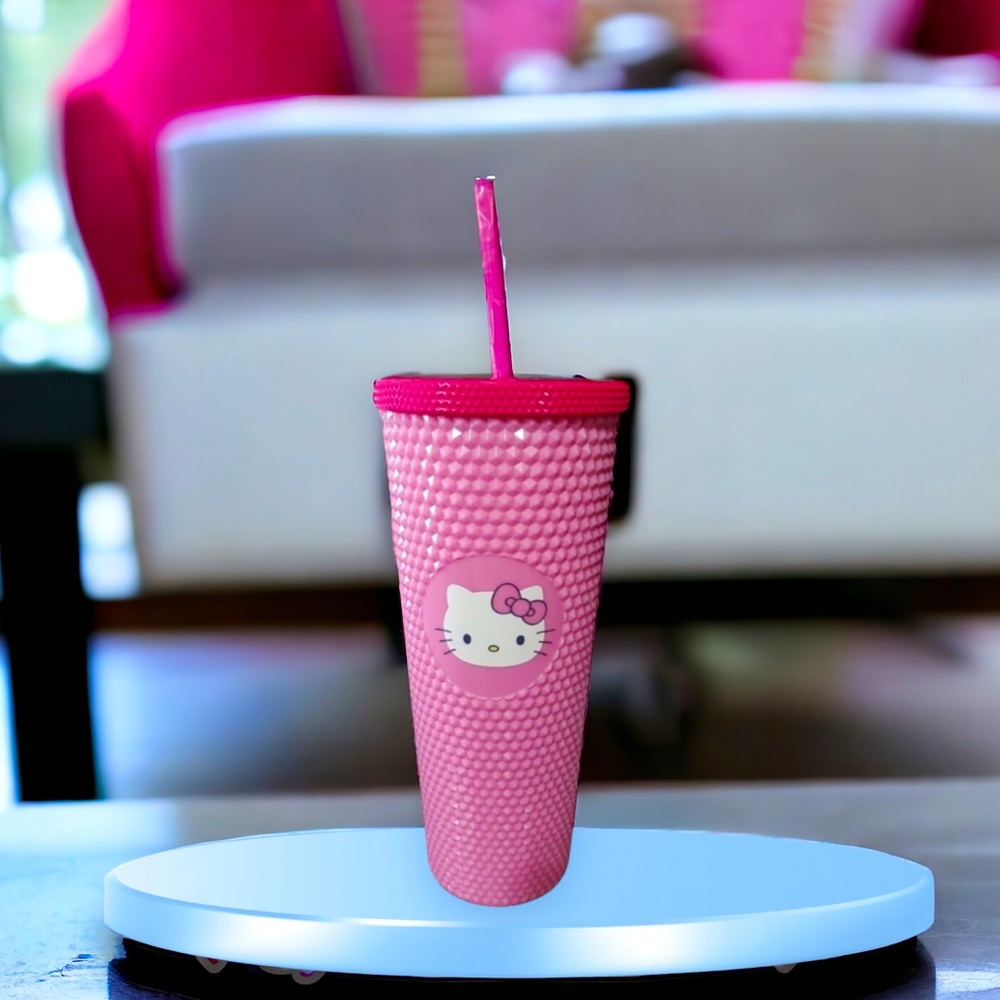 Tik tok viral Hello Kitty pink studded tumbler cup New with tags